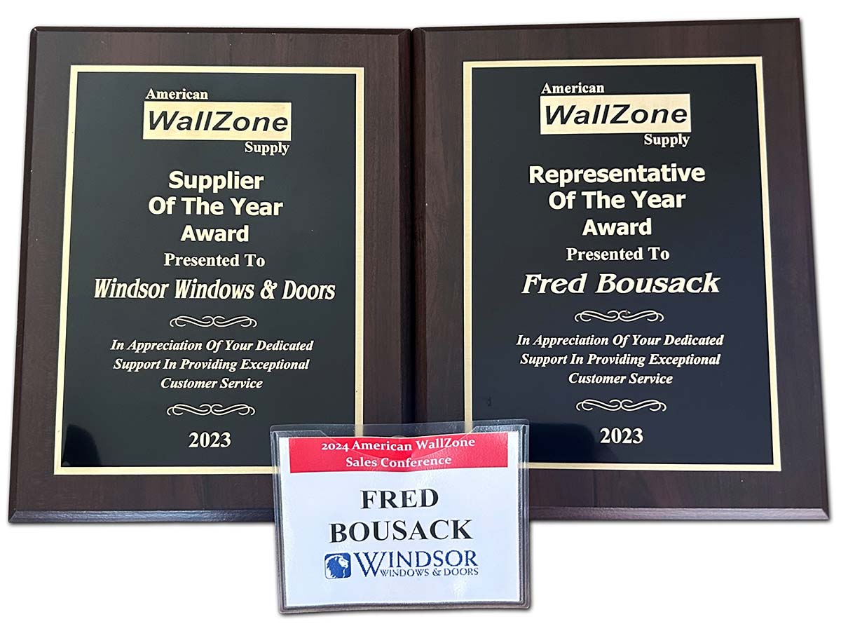 WallZone National Supplier and Representative of the Year Awards